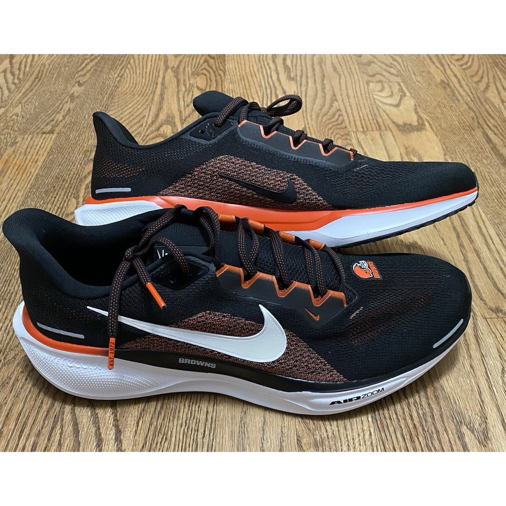 Nike Air Zoom Pegasus 41 NFL Cleveland Browns Black FZ5075-001 Size 15‎ NEW